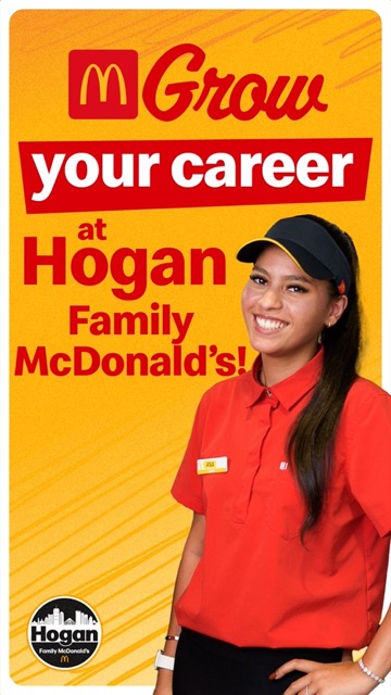 Hogan Family McDonald’s hiring campaign creative